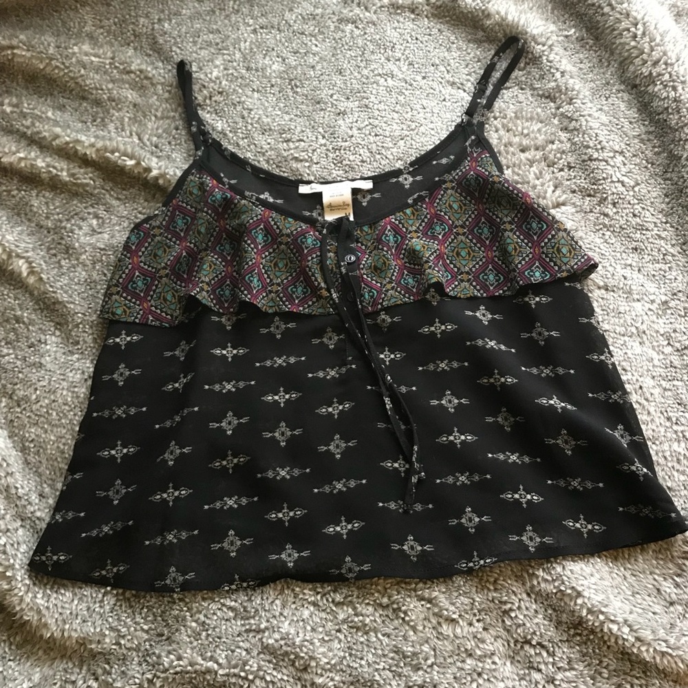 Sheer tank top